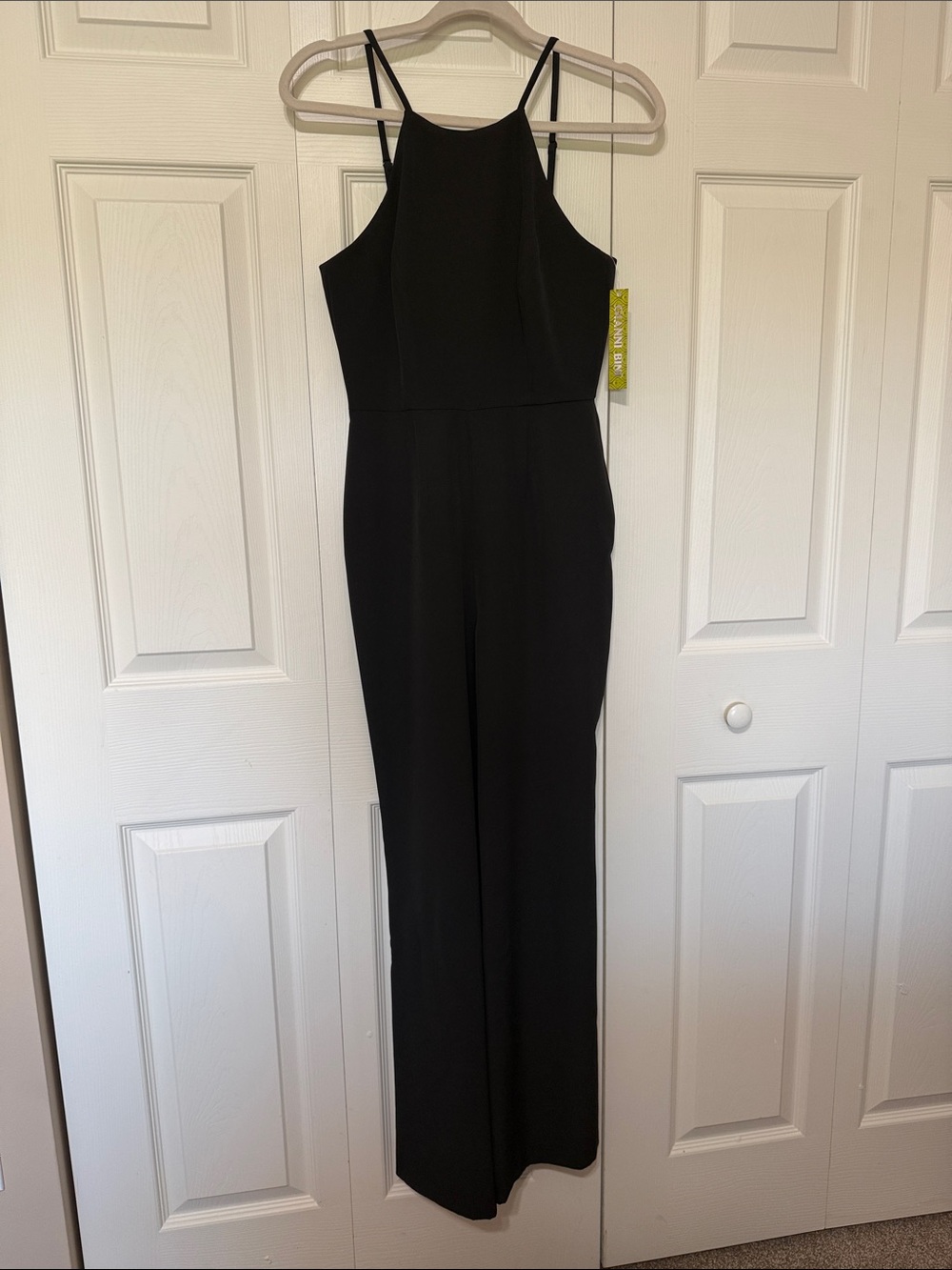 Gianni Bini Black Halter-Style Jumpsuit